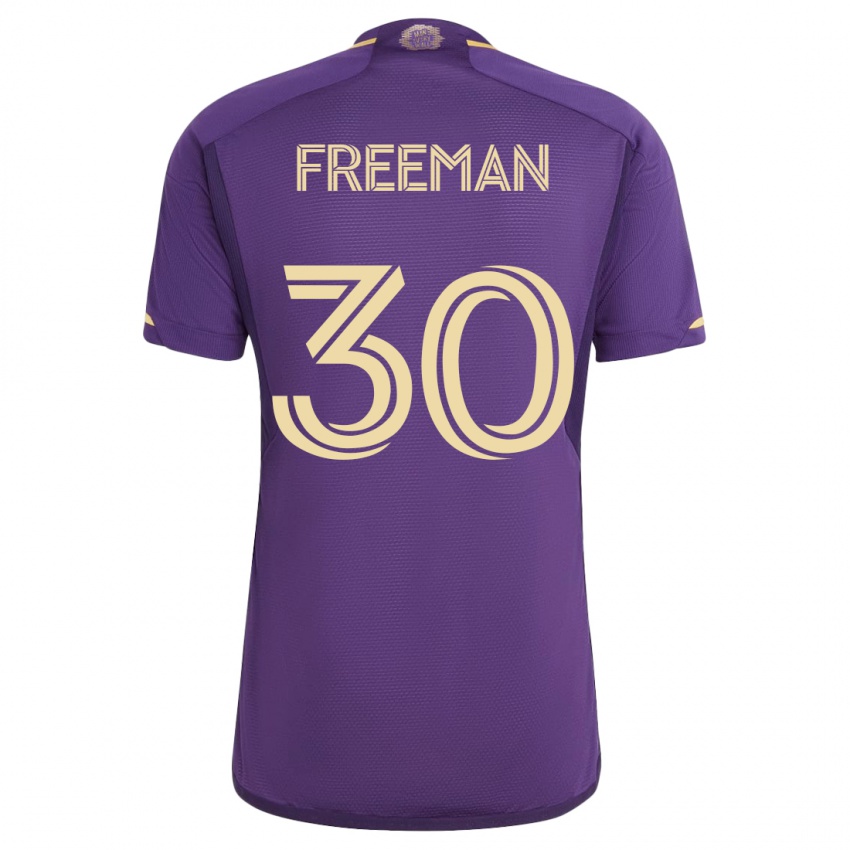 Kobiety Alex Freeman #30 Fioletowy Domowa Koszulka 2023/24 Koszulki Klubowe