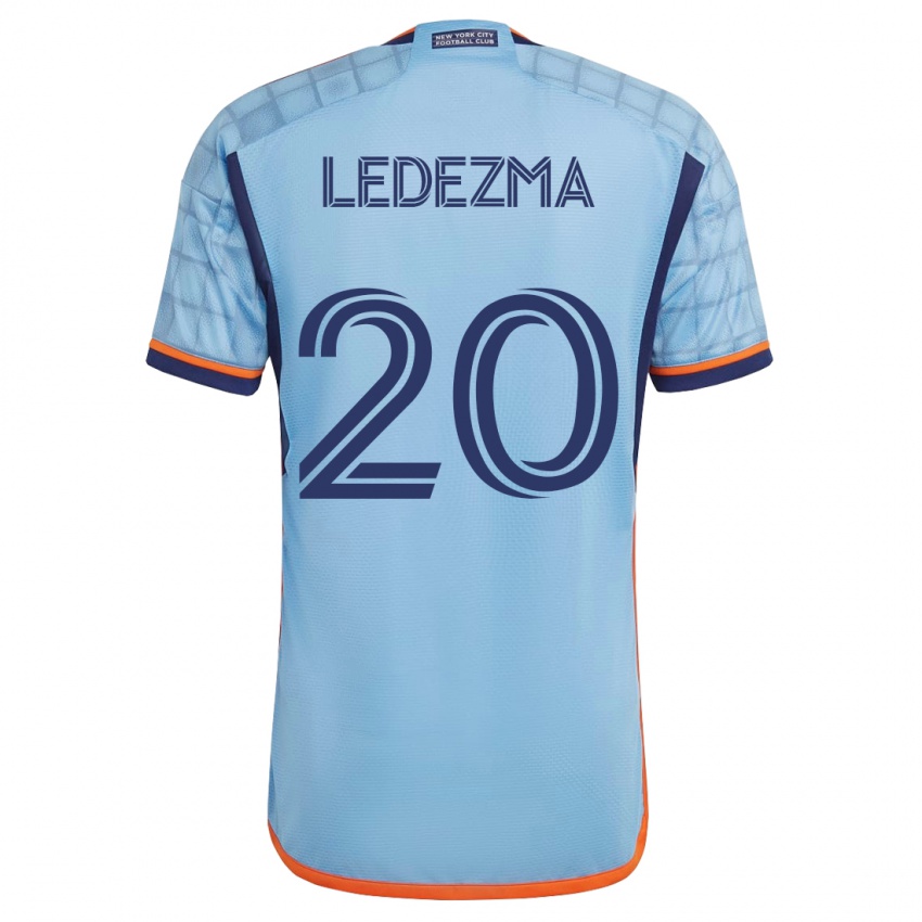 Kobiety Richard Ledezma #20 Niebieski Domowa Koszulka 2023/24 Koszulki Klubowe