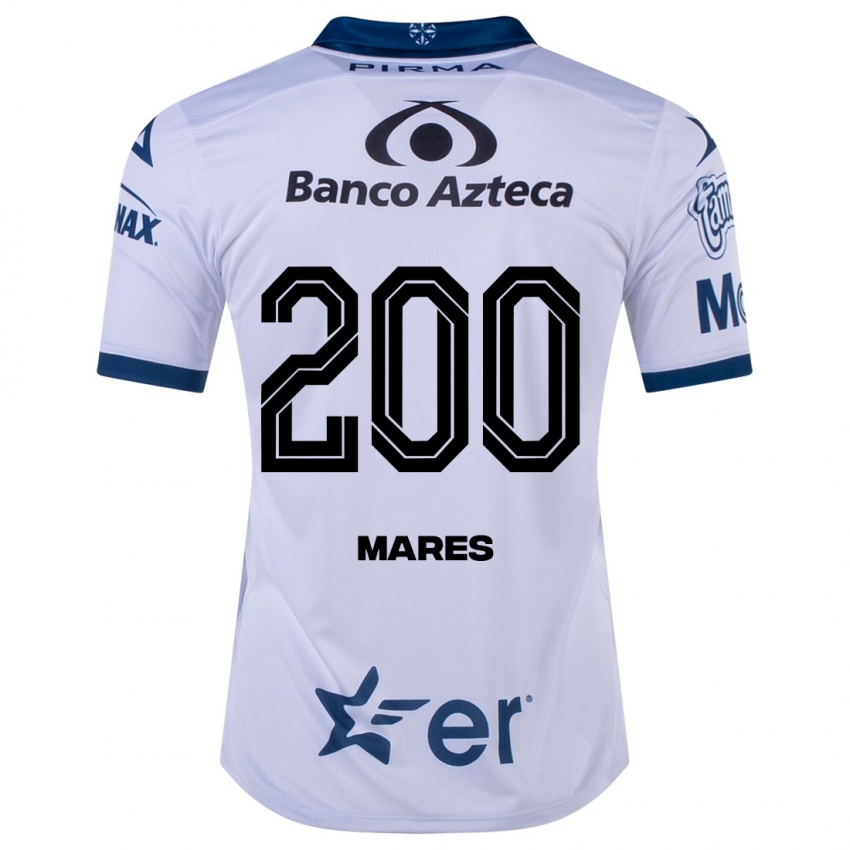 Kobiety Cristian Mares #200 Biały Domowa Koszulka 2023/24 Koszulki Klubowe
