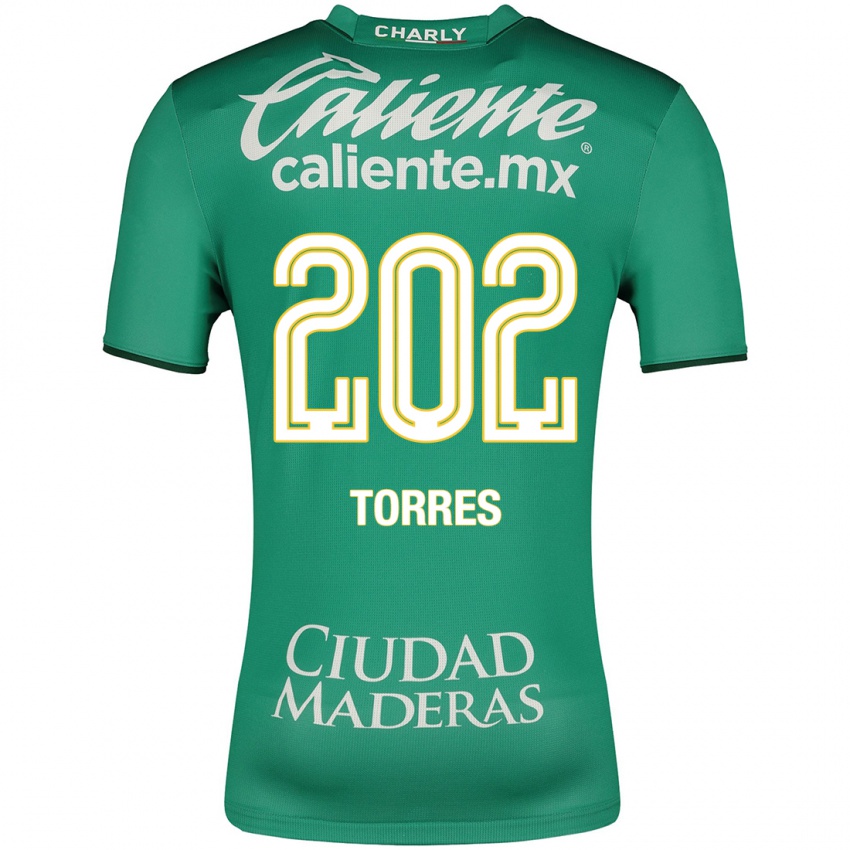 Kobiety Erick Torres #202 Zielony Domowa Koszulka 2023/24 Koszulki Klubowe