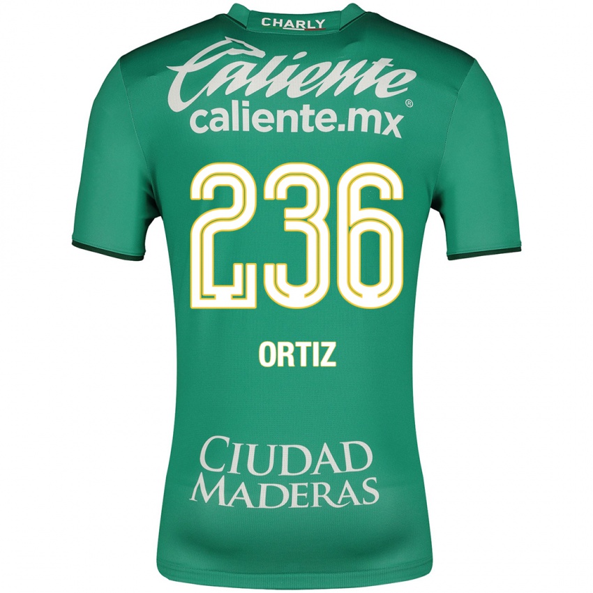 Kobiety Youssef Ortiz #236 Zielony Domowa Koszulka 2023/24 Koszulki Klubowe