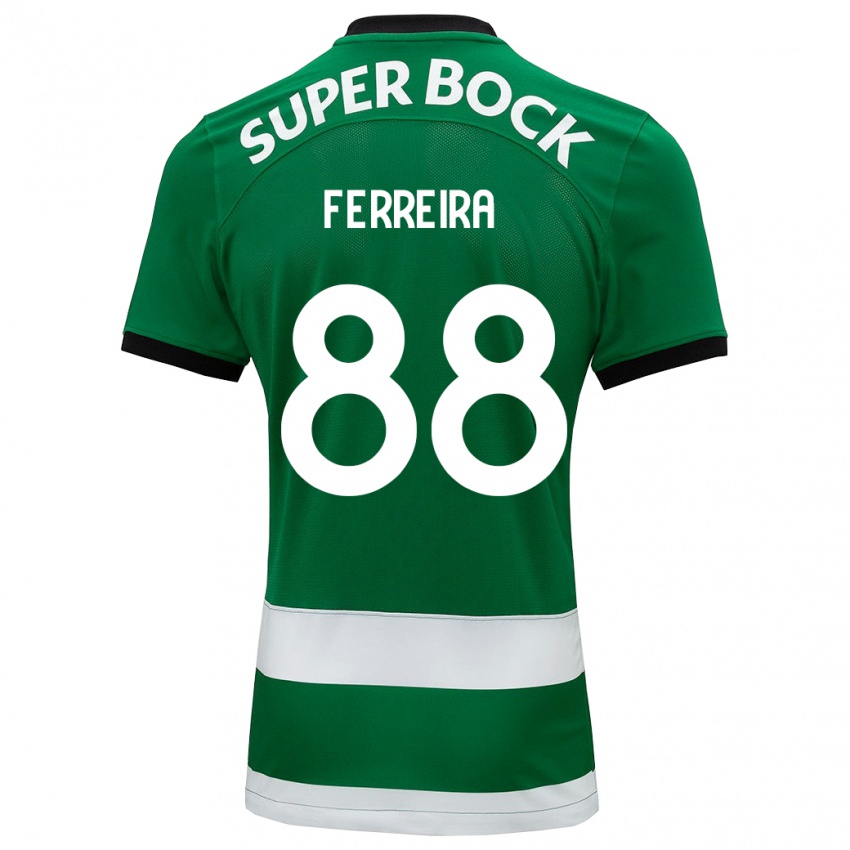 Kobiety Tiago Ferreira #88 Zielony Domowa Koszulka 2023/24 Koszulki Klubowe