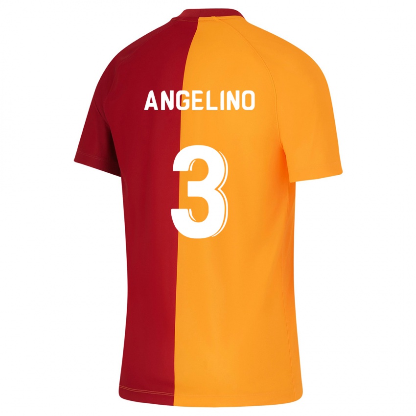 Kobiety Angelino #3 Pomarańczowy Domowa Koszulka 2023/24 Koszulki Klubowe