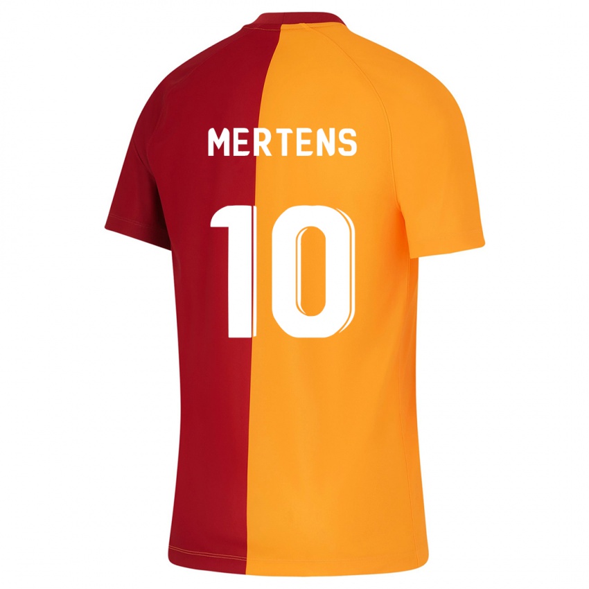 Kobiety Dries Mertens #10 Pomarańczowy Domowa Koszulka 2023/24 Koszulki Klubowe