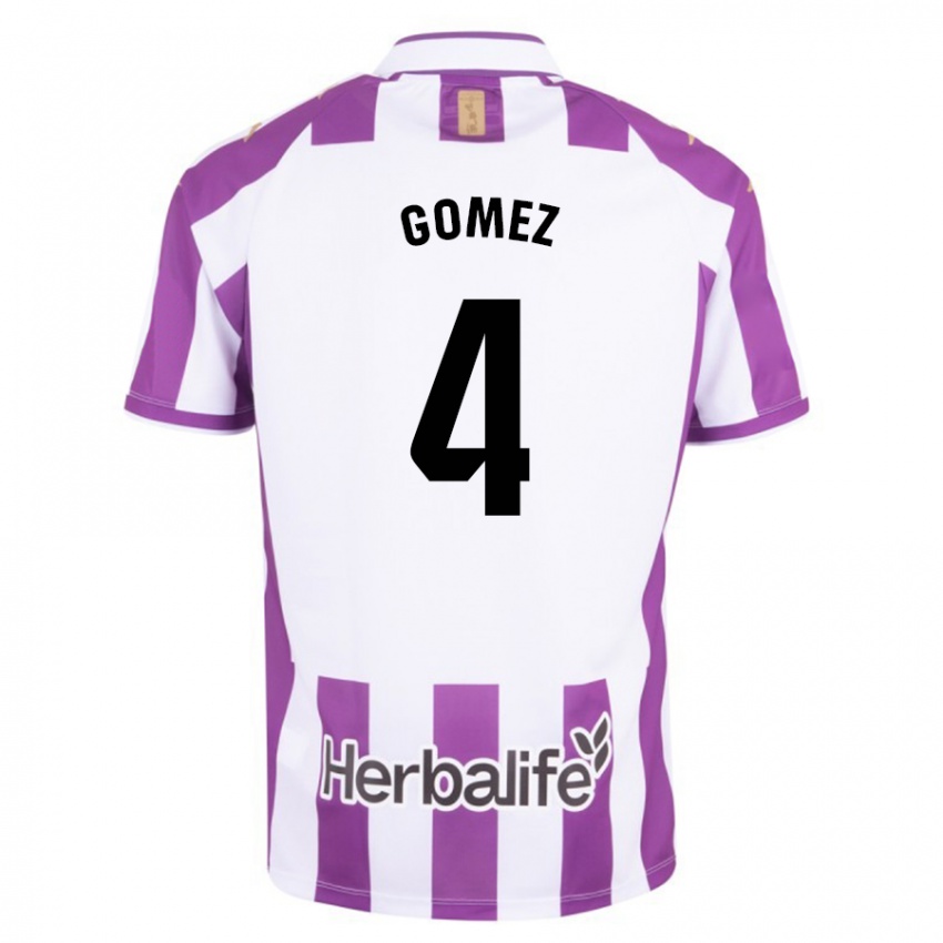Kobiety Adrián Gómez #4 Purpurowy Domowa Koszulka 2023/24 Koszulki Klubowe