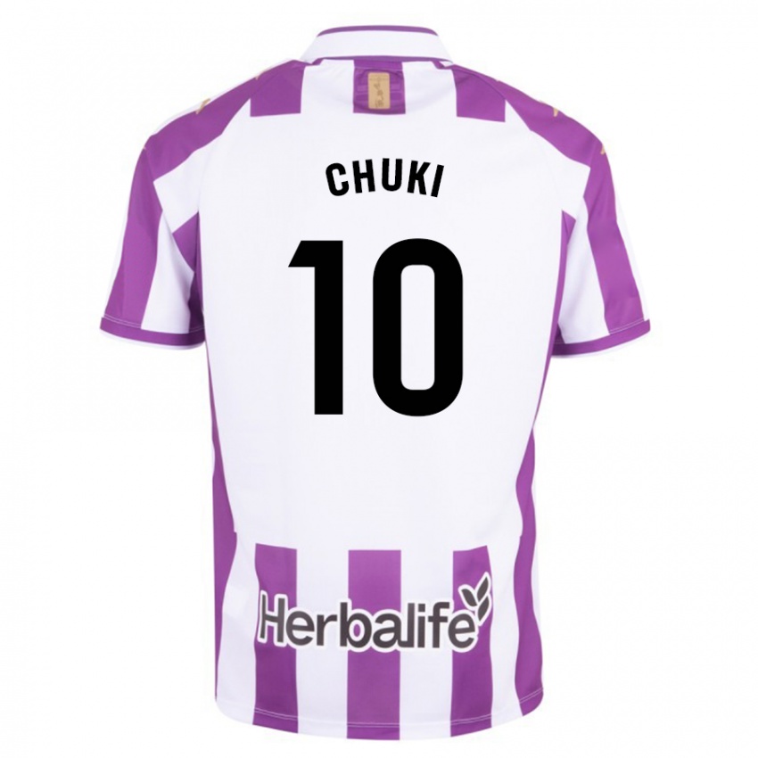Kobiety Chuki #10 Purpurowy Domowa Koszulka 2023/24 Koszulki Klubowe