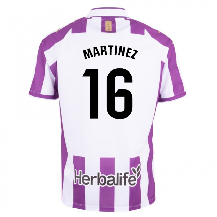 Kobiety Jesús Martínez #16 Purpurowy Domowa Koszulka 2023/24 Koszulki Klubowe