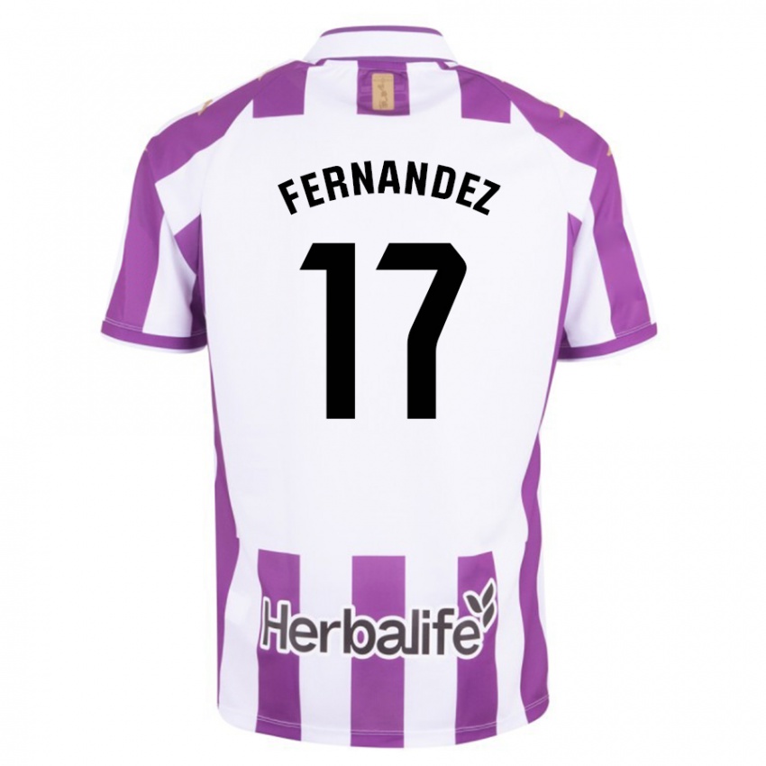 Kobiety Dani Fernández #17 Purpurowy Domowa Koszulka 2023/24 Koszulki Klubowe