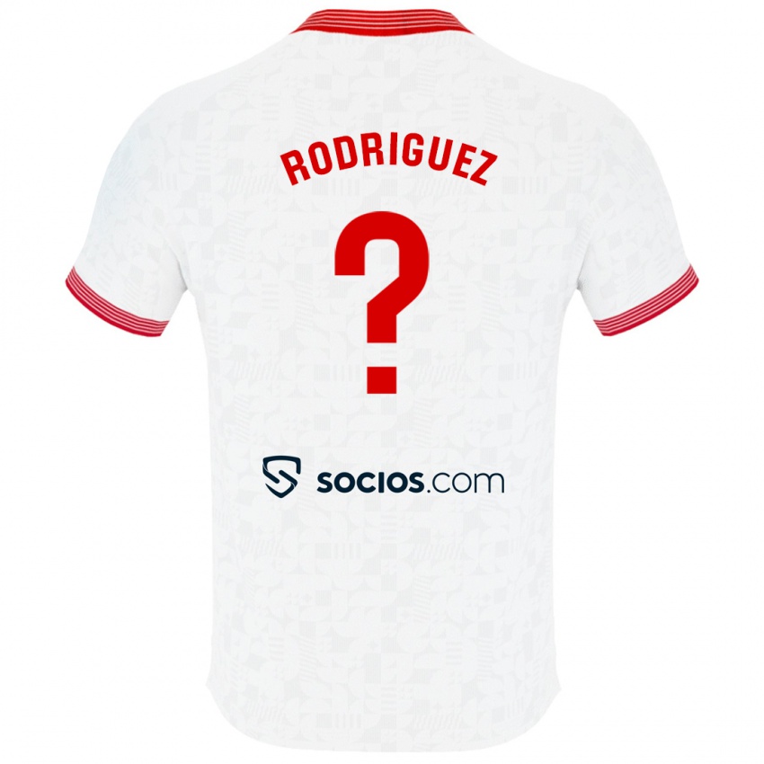 Kobiety Ángel Rodríguez #0 Biały Domowa Koszulka 2023/24 Koszulki Klubowe