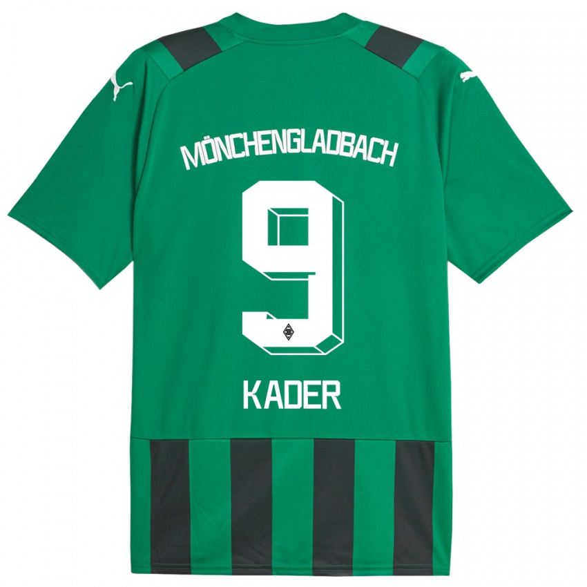 Kobiety Cagatay Kader #9 Czarny Zielony Wyjazdowa Koszulka 2023/24 Koszulki Klubowe