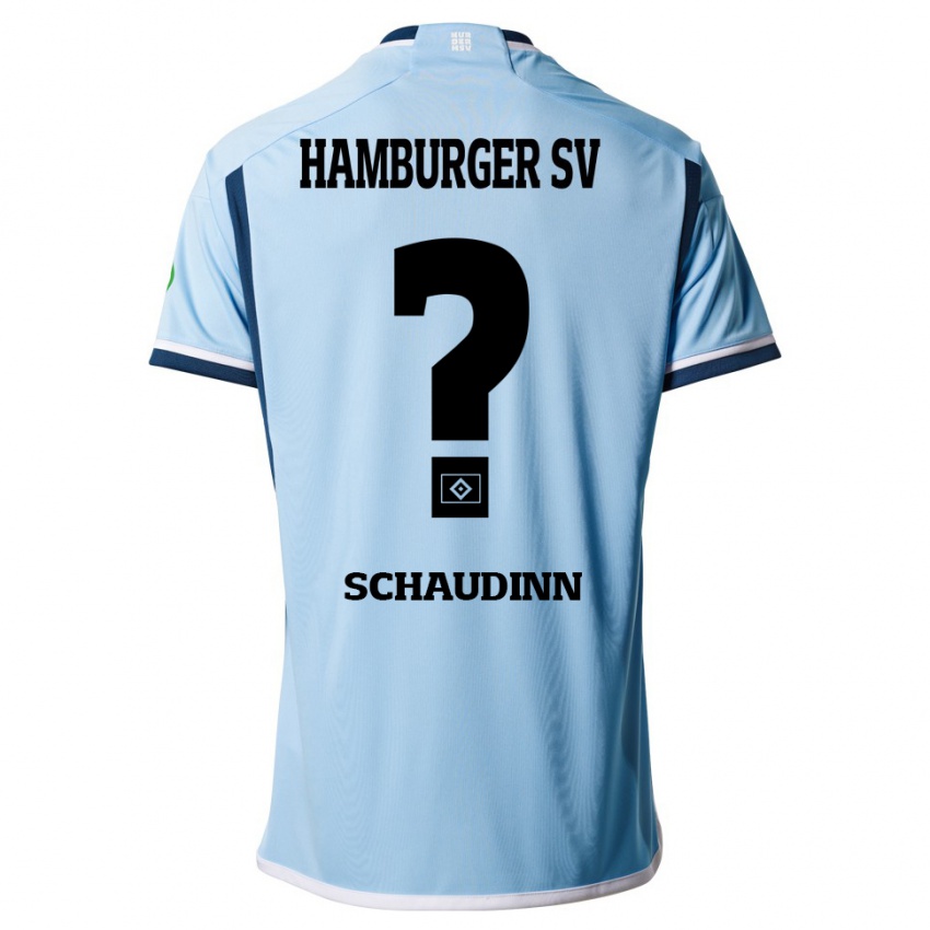 Kobiety Timo Schaudinn #0 Niebieski Wyjazdowa Koszulka 2023/24 Koszulki Klubowe