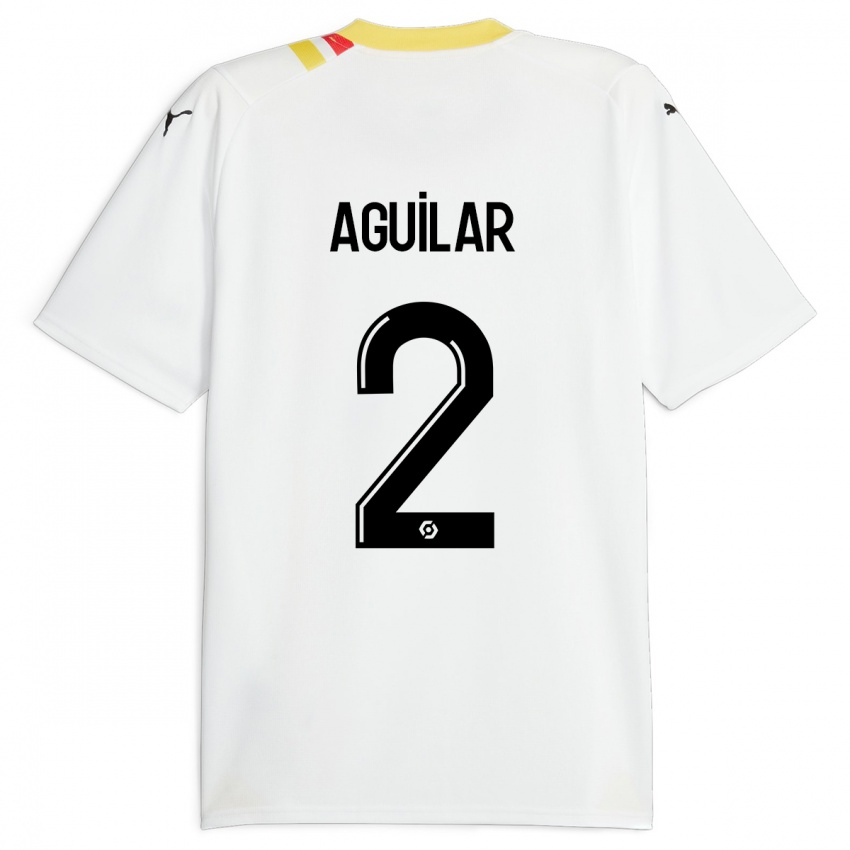 Kobiety Ruben Aguilar #2 Czarny Wyjazdowa Koszulka 2023/24 Koszulki Klubowe