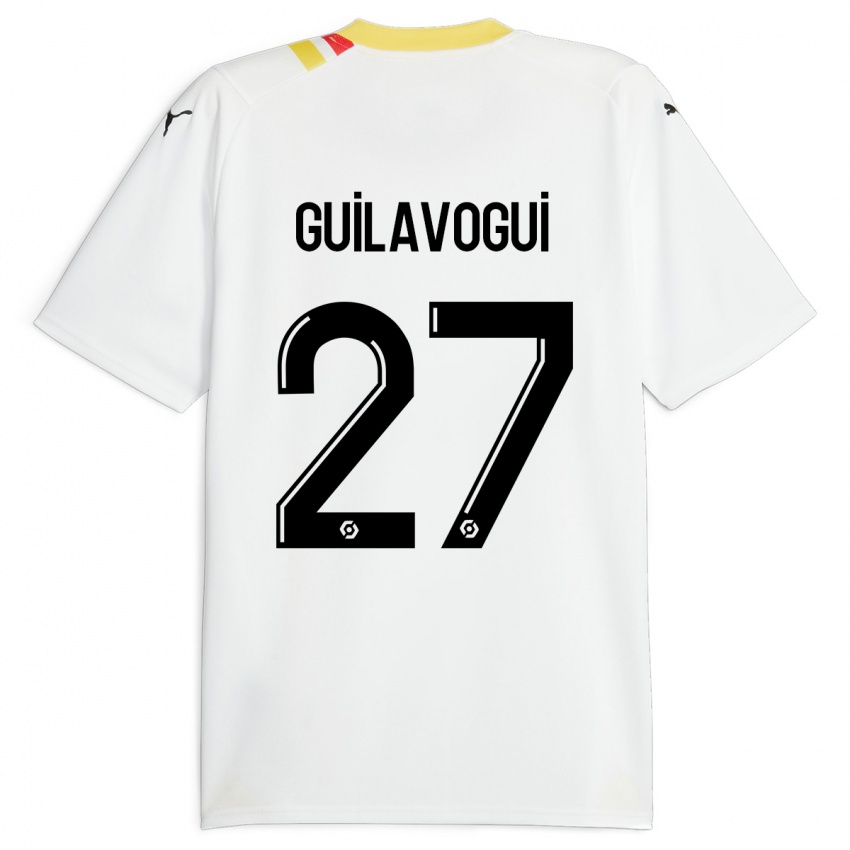 Kobiety Morgan Guilavogui #27 Czarny Wyjazdowa Koszulka 2023/24 Koszulki Klubowe