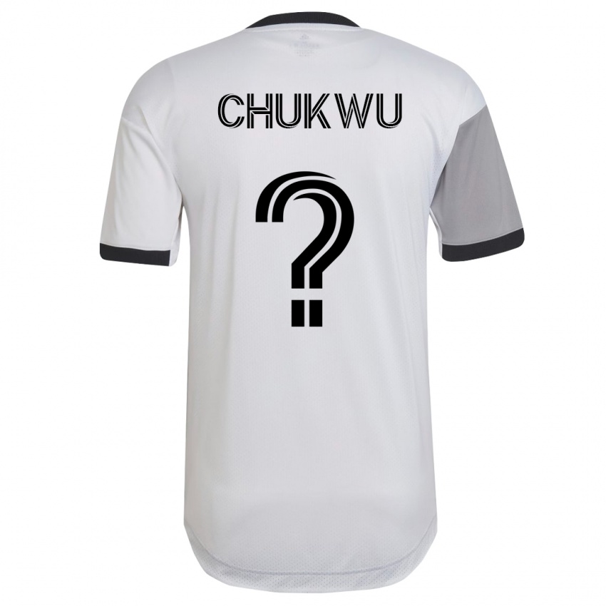 Kobiety Joses Chukwu #0 Biały Wyjazdowa Koszulka 2023/24 Koszulki Klubowe