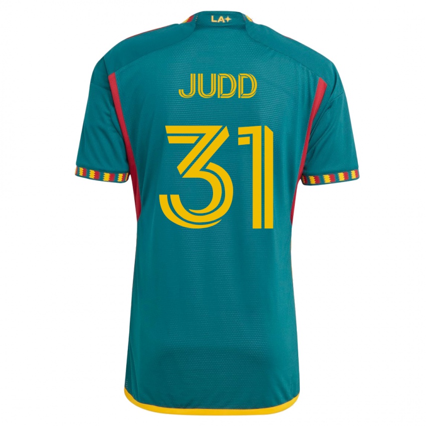 Kobiety Preston Judd #31 Zielony Wyjazdowa Koszulka 2023/24 Koszulki Klubowe