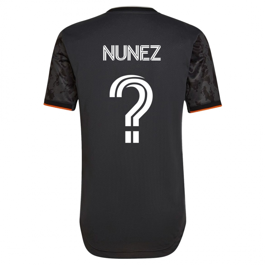 Kobiety José Núñez #0 Czarny Wyjazdowa Koszulka 2023/24 Koszulki Klubowe