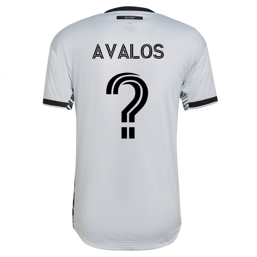 Kobiety Marcelo Avalos #0 Biały Wyjazdowa Koszulka 2023/24 Koszulki Klubowe