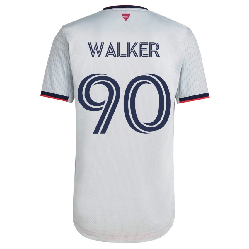 Kobiety Eric Walker #90 Biały Wyjazdowa Koszulka 2023/24 Koszulki Klubowe