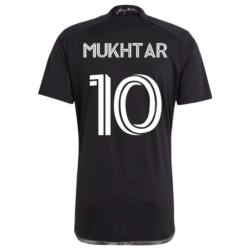 Kobiety Hany Mukhtar #10 Czarny Wyjazdowa Koszulka 2023/24 Koszulki Klubowe