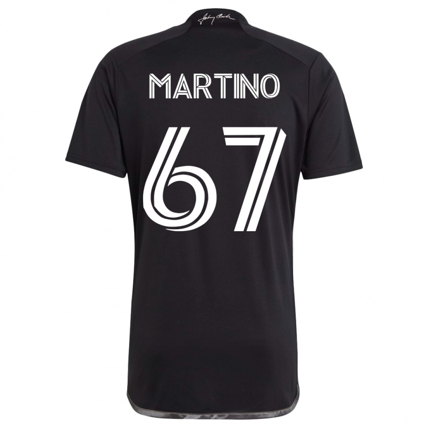 Kobiety Ben Martino #67 Czarny Wyjazdowa Koszulka 2023/24 Koszulki Klubowe