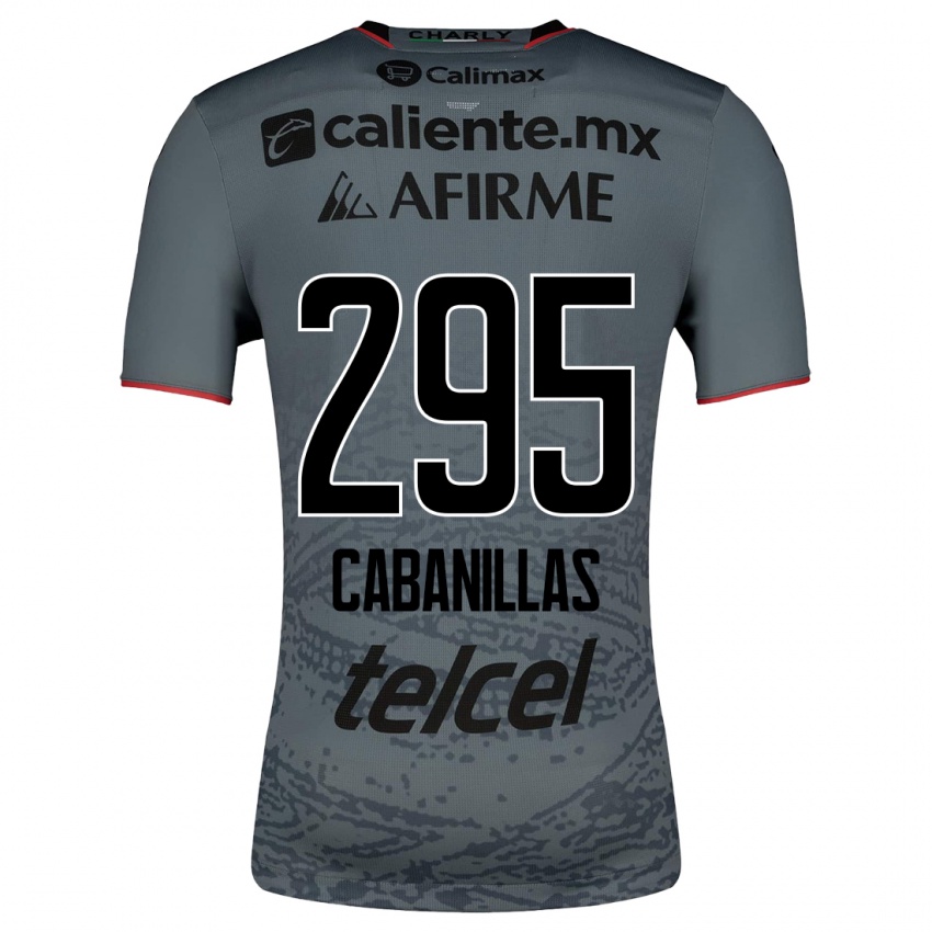 Kobiety Osvaldo Cabanillas #295 Szary Wyjazdowa Koszulka 2023/24 Koszulki Klubowe