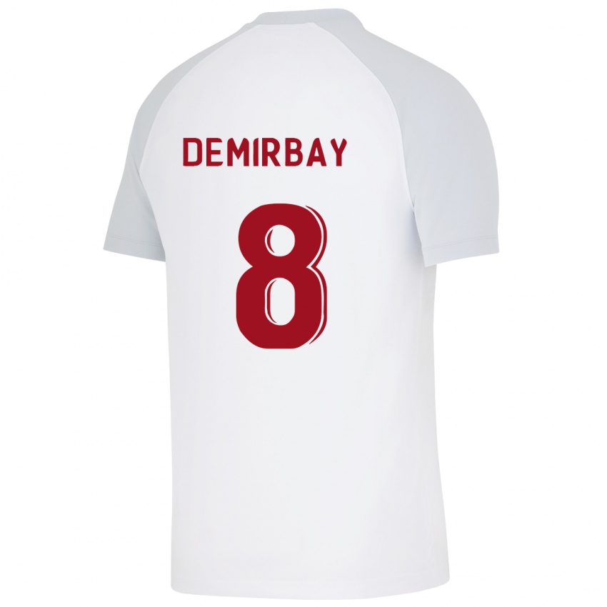 Kobiety Kerem Demirbay #8 Biały Wyjazdowa Koszulka 2023/24 Koszulki Klubowe