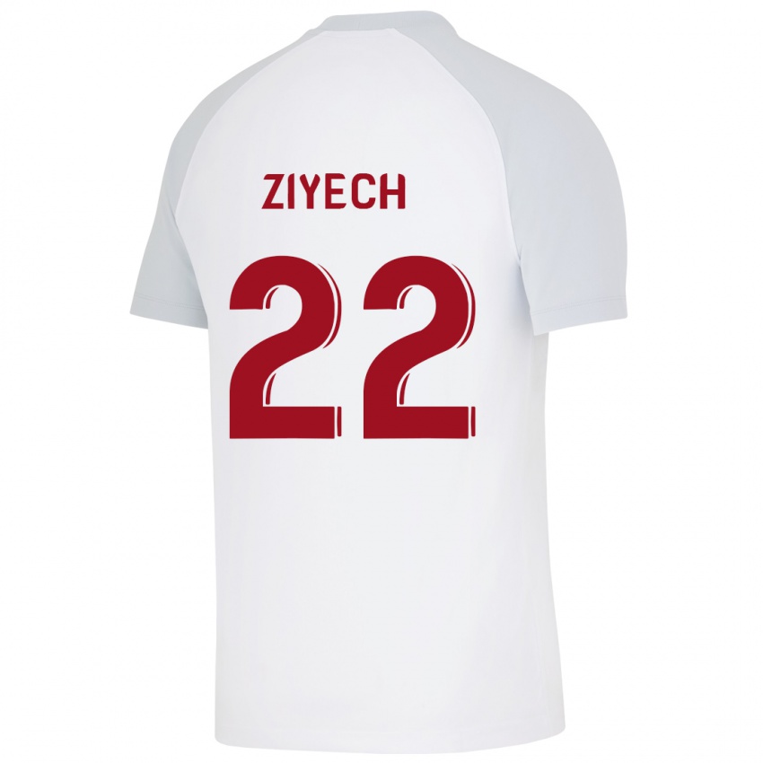 Kobiety Hakim Ziyech #22 Biały Wyjazdowa Koszulka 2023/24 Koszulki Klubowe