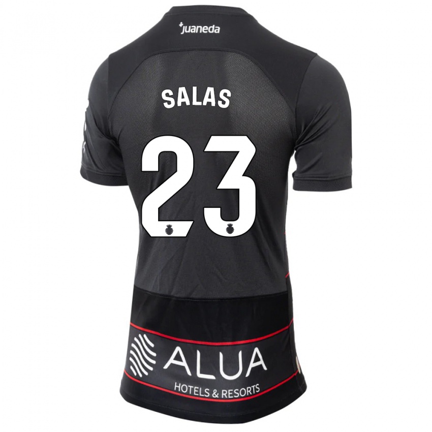 Kobiety Jan Salas #23 Czarny Wyjazdowa Koszulka 2023/24 Koszulki Klubowe
