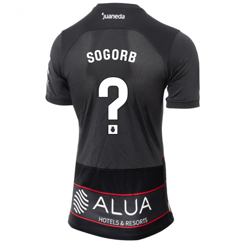 Kobiety Carles Sogorb #0 Czarny Wyjazdowa Koszulka 2023/24 Koszulki Klubowe