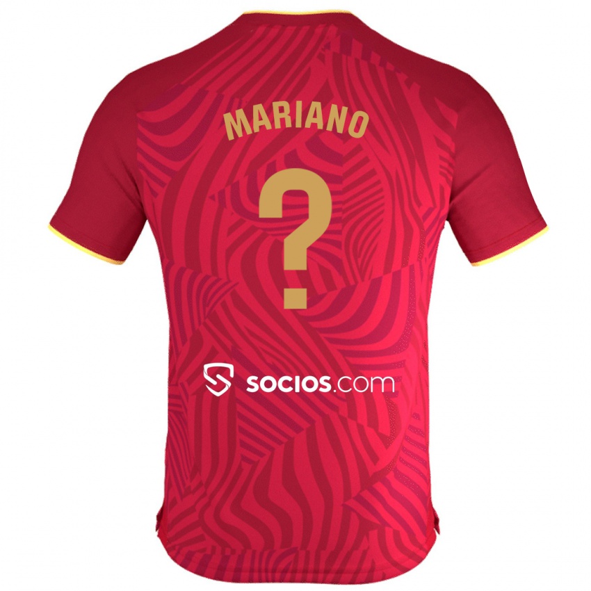 Kobiety Jorge Mariano #0 Czerwony Wyjazdowa Koszulka 2023/24 Koszulki Klubowe