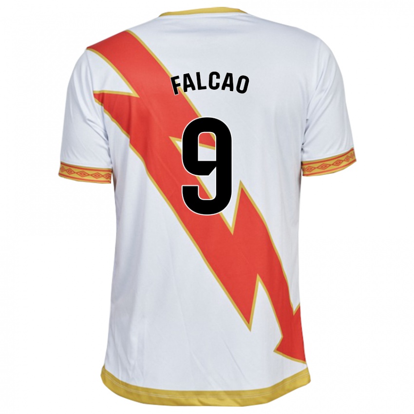 Dzieci Radamel Falcao #9 Biały Domowa Koszulka 2023/24 Koszulki Klubowe