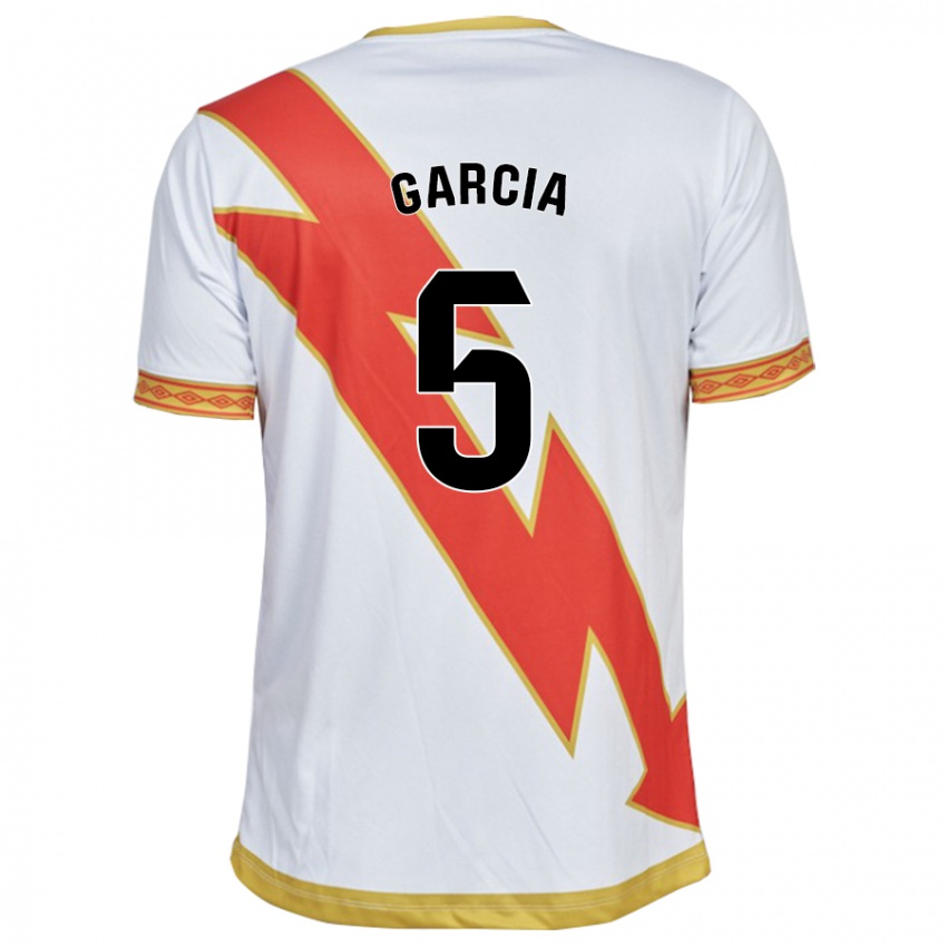Dzieci Miguel García #5 Biały Domowa Koszulka 2023/24 Koszulki Klubowe