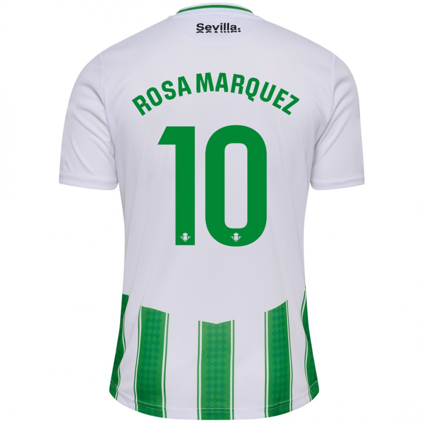 Dzieci Rosa Márquez Baena #10 Biały Domowa Koszulka 2023/24 Koszulki Klubowe