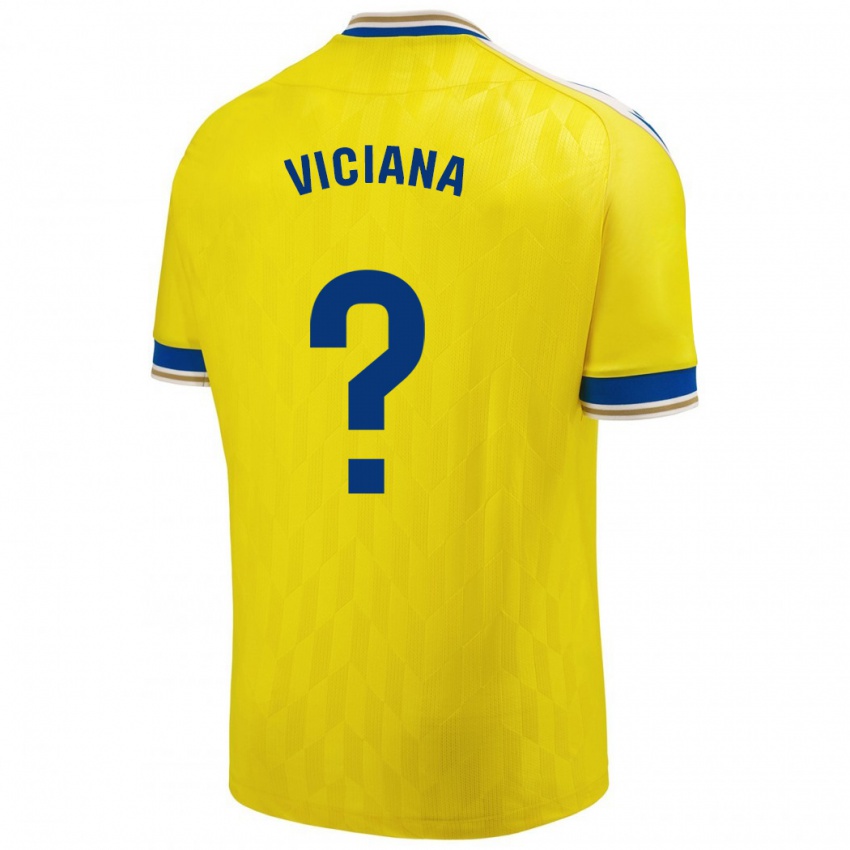 Dzieci Marco Viciana #0 Żółty Domowa Koszulka 2023/24 Koszulki Klubowe