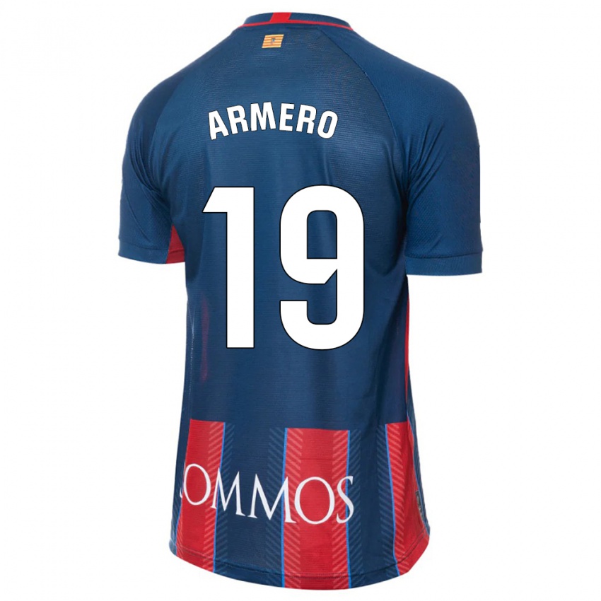 Dzieci Sergi Armero #19 Marynarka Wojenna Domowa Koszulka 2023/24 Koszulki Klubowe