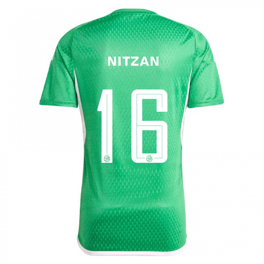 Dzieci Itamar Nitzan #16 Biało Niebieski Domowa Koszulka 2023/24 Koszulki Klubowe