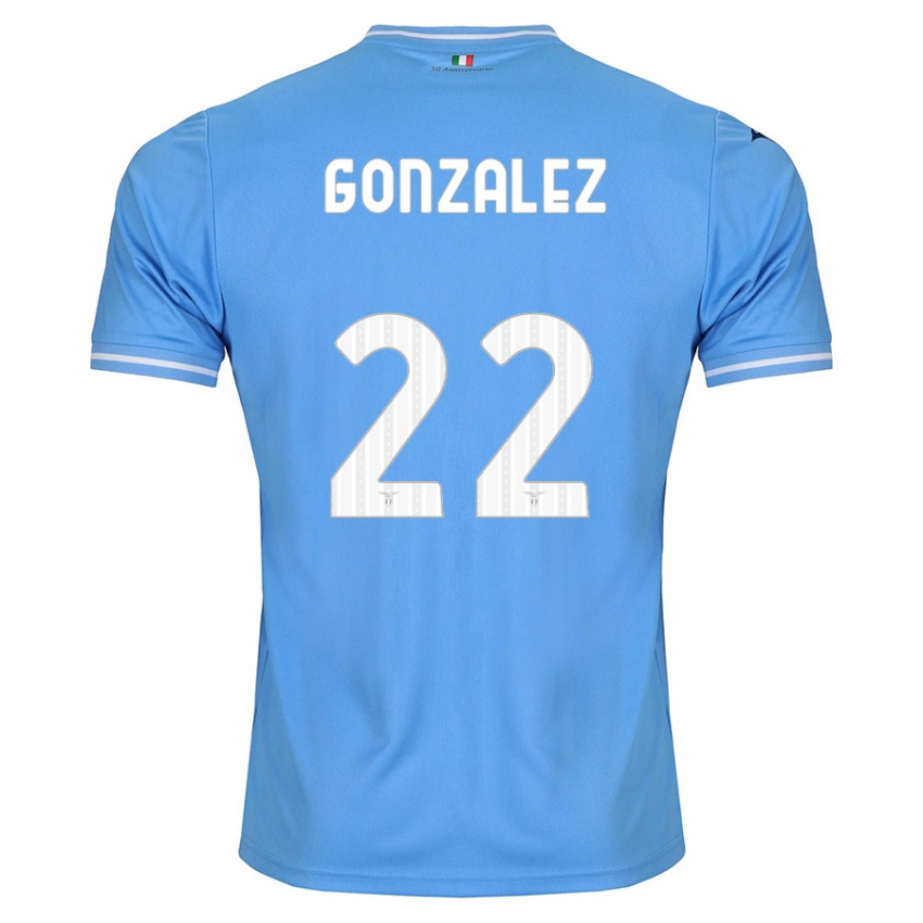 Dzieci Diego González #22 Niebieski Domowa Koszulka 2023/24 Koszulki Klubowe
