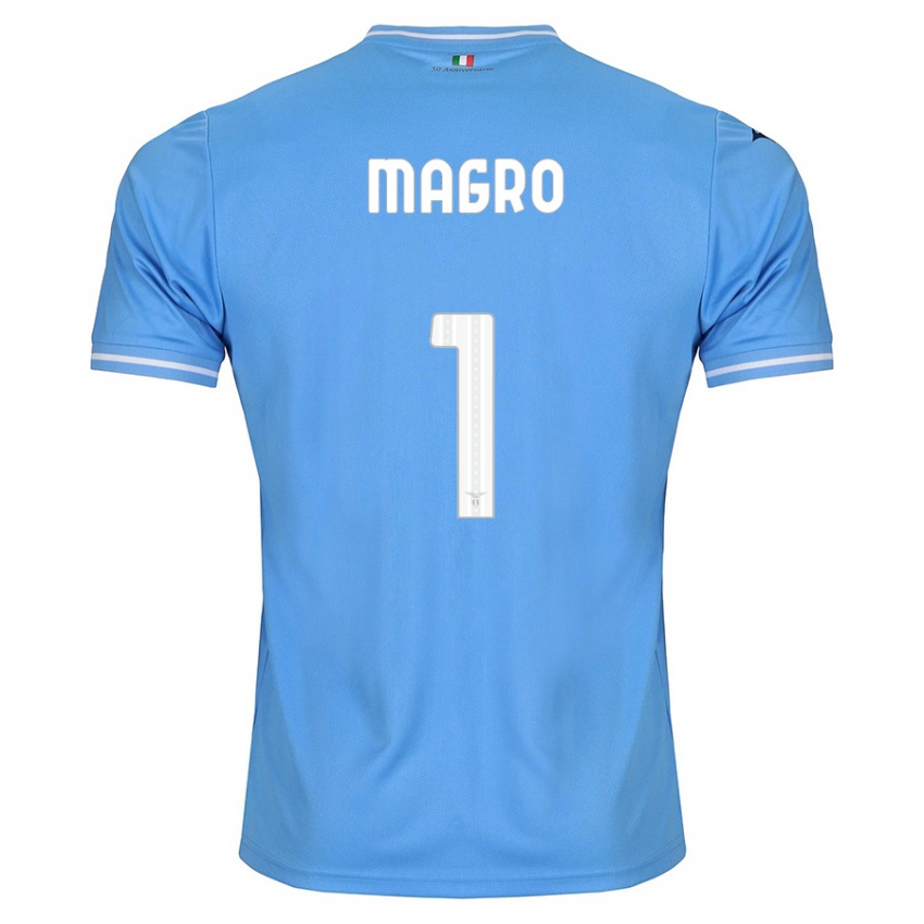 Dzieci Federico Magro #1 Niebieski Domowa Koszulka 2023/24 Koszulki Klubowe