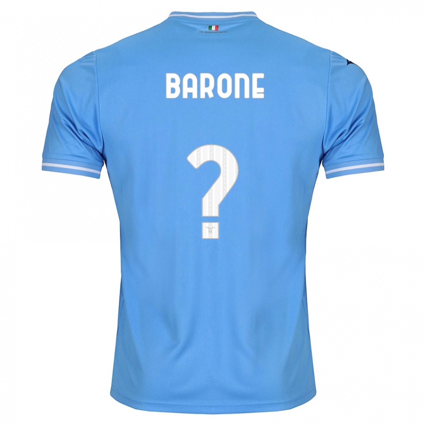 Dzieci Alessio Barone #0 Niebieski Domowa Koszulka 2023/24 Koszulki Klubowe