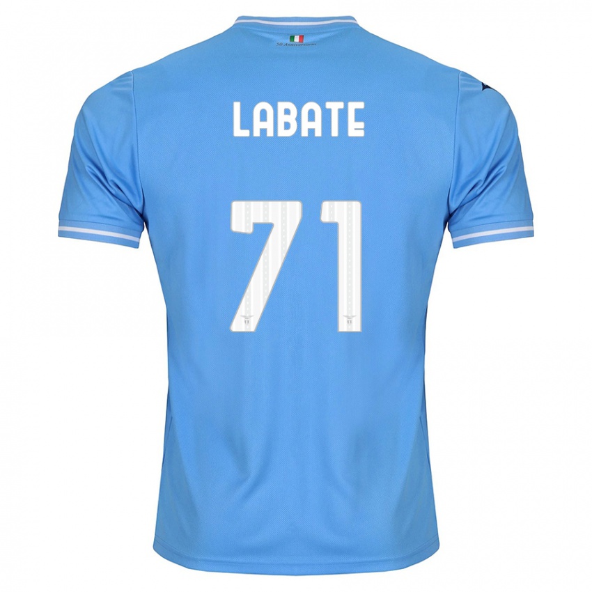Dzieci Camilla Labate #71 Niebieski Domowa Koszulka 2023/24 Koszulki Klubowe