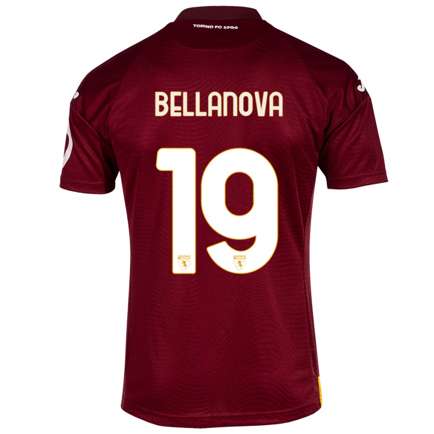Dzieci Raoul Bellanova #19 Ciemno Czerwony Domowa Koszulka 2023/24 Koszulki Klubowe