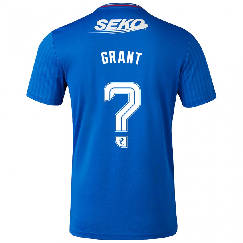 Dzieci Leyton Grant #0 Niebieski Domowa Koszulka 2023/24 Koszulki Klubowe