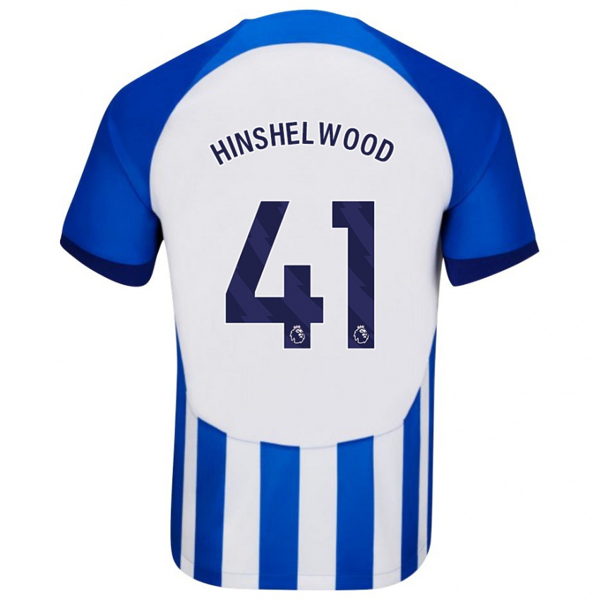 Dzieci Jack Hinshelwood #41 Niebieski Domowa Koszulka 2023/24 Koszulki Klubowe