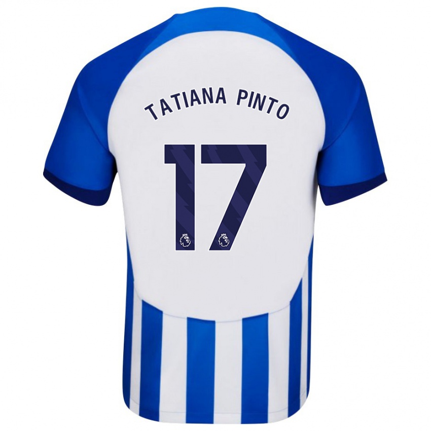Dzieci Tatiana Vanessa Ferreira Pinto #17 Niebieski Domowa Koszulka 2023/24 Koszulki Klubowe