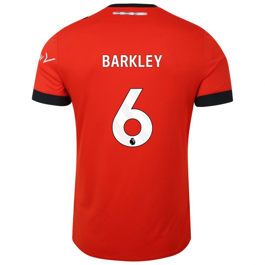 Dzieci Ross Barkley #6 Czerwony Domowa Koszulka 2023/24 Koszulki Klubowe