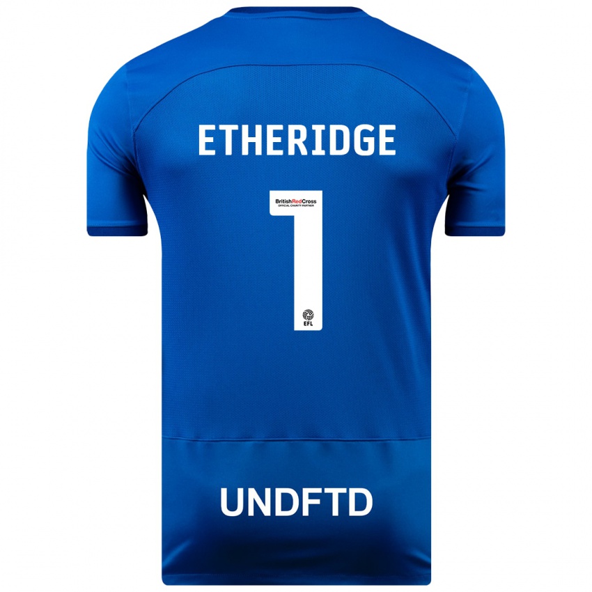 Dzieci Neil Etheridge #1 Niebieski Domowa Koszulka 2023/24 Koszulki Klubowe