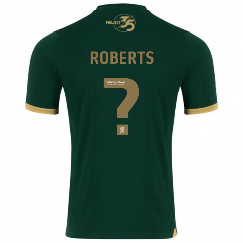 Dzieci Caleb Roberts #0 Zielony Domowa Koszulka 2023/24 Koszulki Klubowe