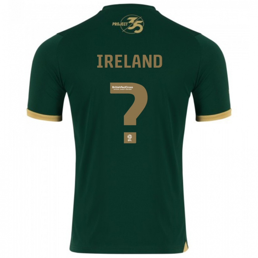 Dzieci Jensen Ireland #0 Zielony Domowa Koszulka 2023/24 Koszulki Klubowe