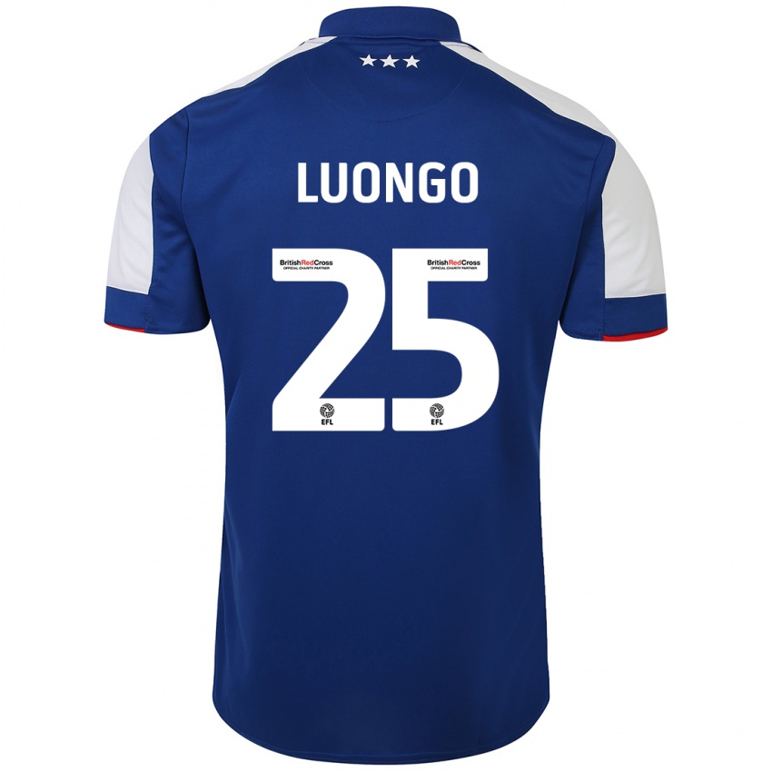 Dzieci Massimo Luongo #25 Niebieski Domowa Koszulka 2023/24 Koszulki Klubowe