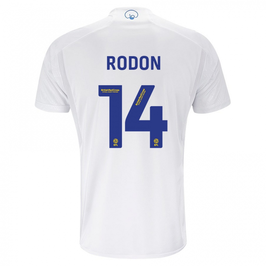 Dzieci Joe Rodon #14 Biały Domowa Koszulka 2023/24 Koszulki Klubowe